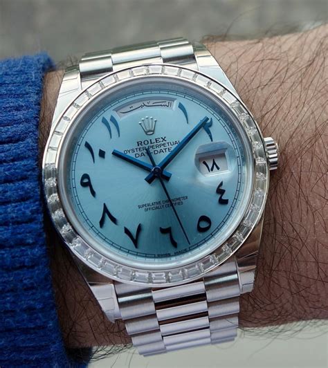 rolex arabic watch|rolex watch with arabic numbers.